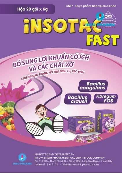 Thành phần của Insotac Fast